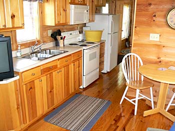 Kitchen of cabin number two